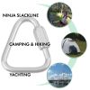 Set of 5 Carabiners for Ninja Slackline Triangle Shaped Quick Links for Ninja Slackline Large 5 16  (M8 80mm)