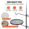 VEVOR Swivel Campfire Grill, Fire Pit Grill Grate over Fire Pits, Heavy Duty Steel Grill Grates, 360Â° Adjustable Open Fire Outdoor Cooking Equipment